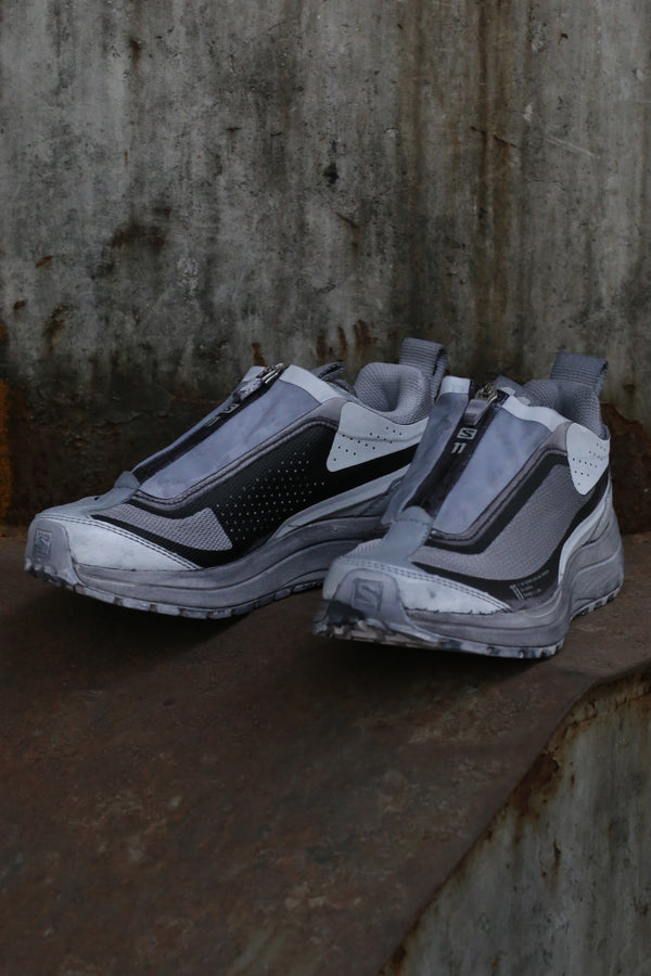 11 by boris bidjan saberi oil dyed sneakers light gray BAMBA2 LOW P1167